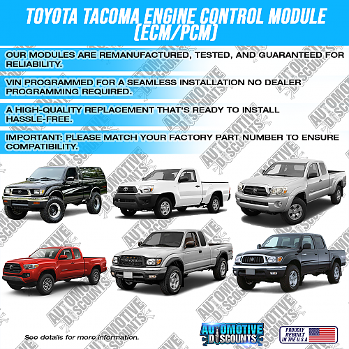TOYOTATACOMAENGINECONTROLMODULE_ECMPCM7